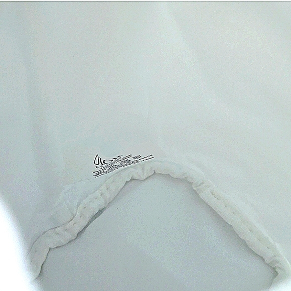 DIOR WHITE CANVAS POUCH W SILVER GROMMETS  BRAND NEW W LRG DIOR ENVELOPE - Picture 5 of 14